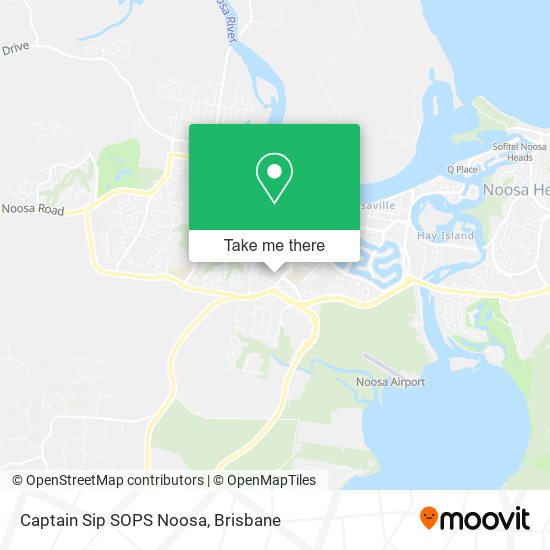Captain Sip SOPS Noosa map