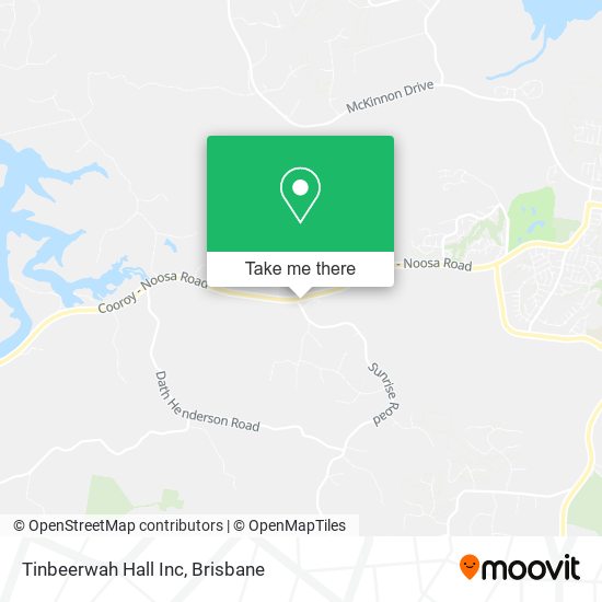 Tinbeerwah Hall Inc map