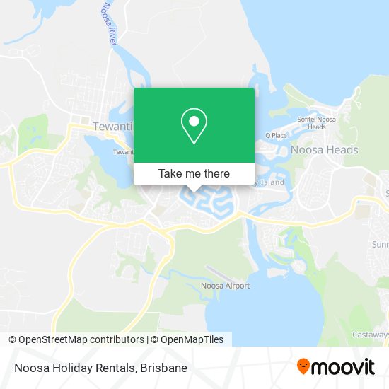 Noosa Holiday Rentals map