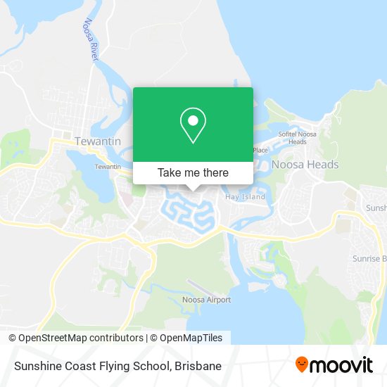 Sunshine Coast Flying School map