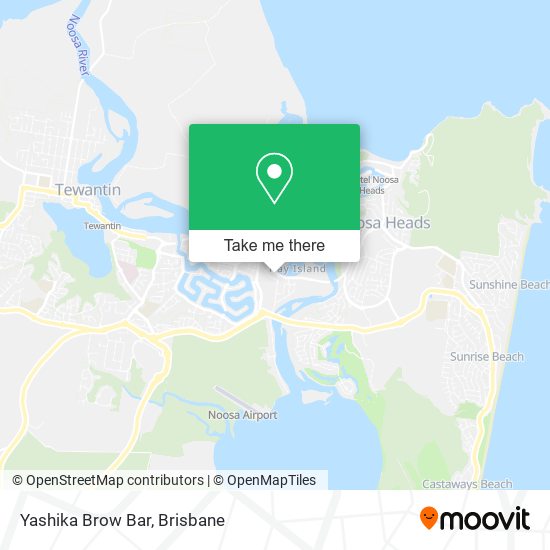 Yashika Brow Bar map