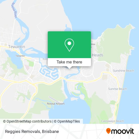 Reggies Removals map