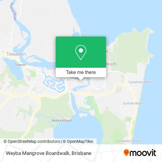 Weyba Mangrove Boardwalk map