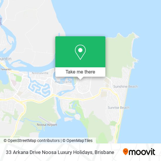 33 Arkana Drive Noosa Luxury Holidays map