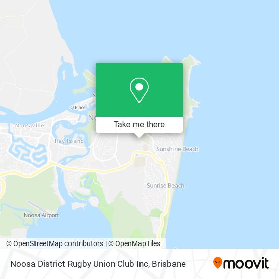Noosa District Rugby Union Club Inc map