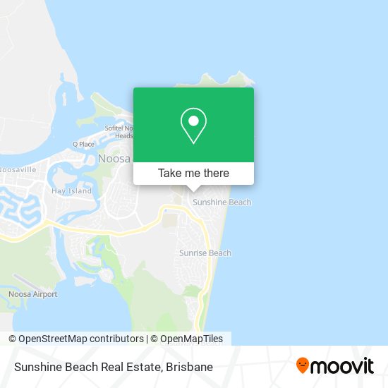 Sunshine Beach Real Estate map