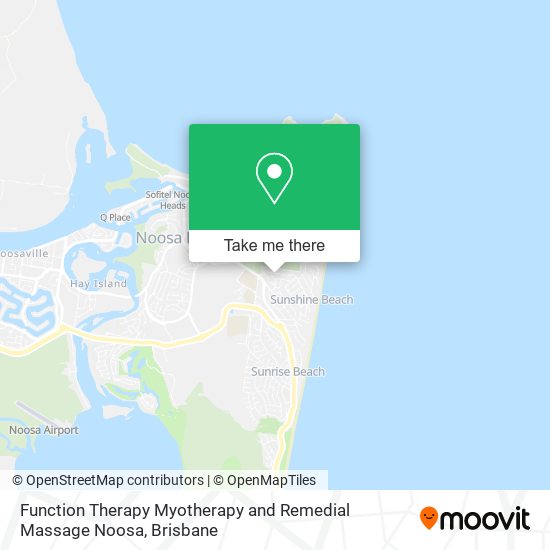 Function Therapy Myotherapy and Remedial Massage Noosa map