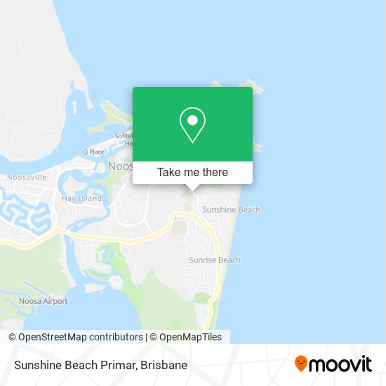 Sunshine Beach Primar map