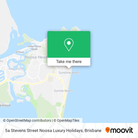 5a Stevens Street Noosa Luxury Holidays map