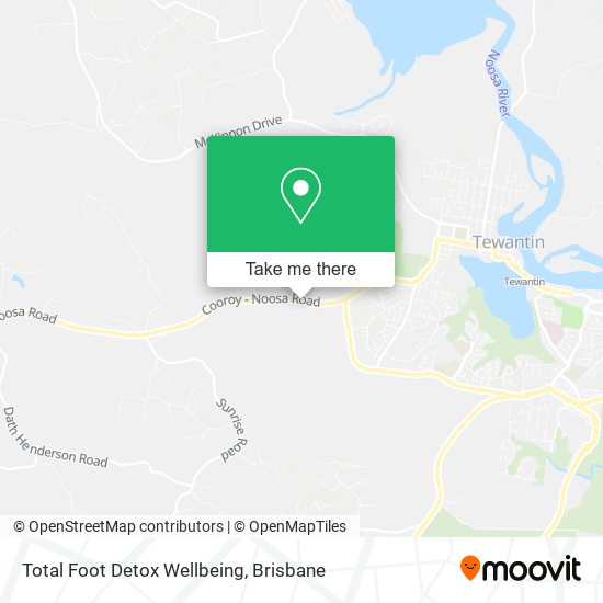 Total Foot Detox Wellbeing map