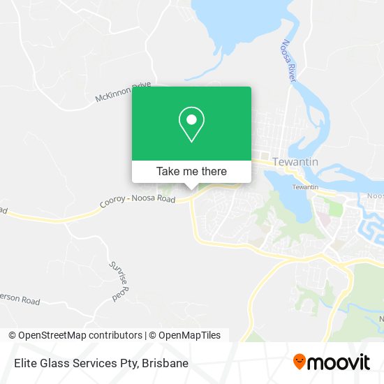 Elite Glass Services Pty map