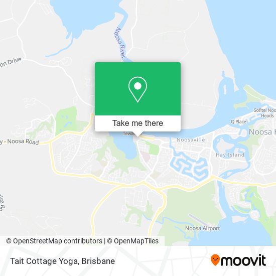 Tait Cottage Yoga map