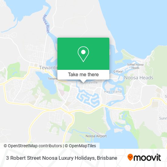 Mapa 3 Robert Street Noosa Luxury Holidays