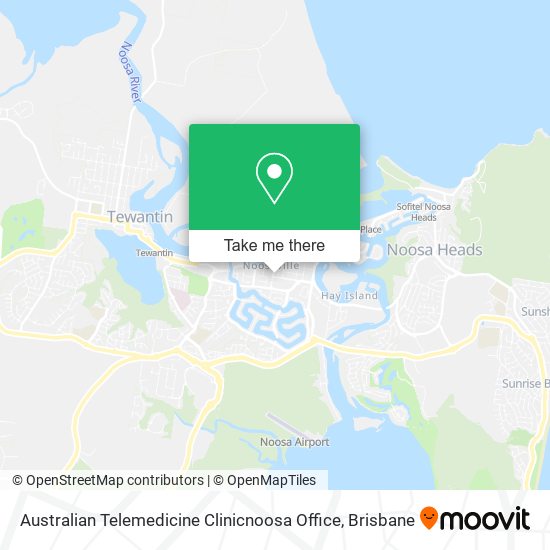 Mapa Australian Telemedicine Clinicnoosa Office