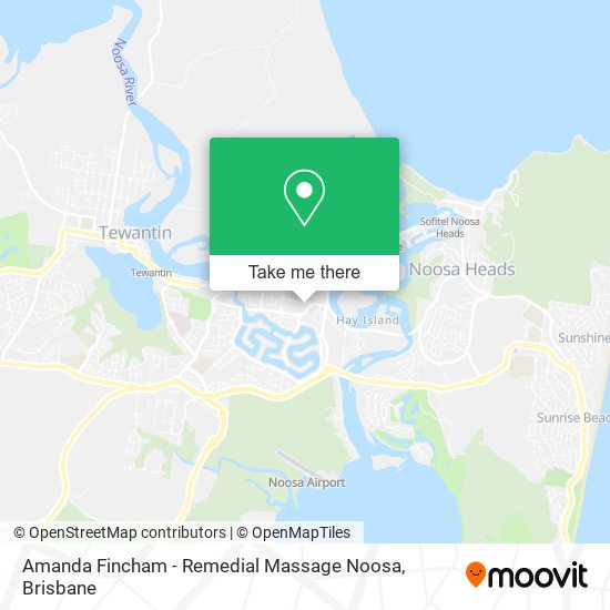 Amanda Fincham - Remedial Massage Noosa map