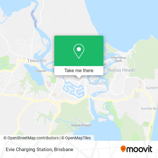 Evie Charging Station map