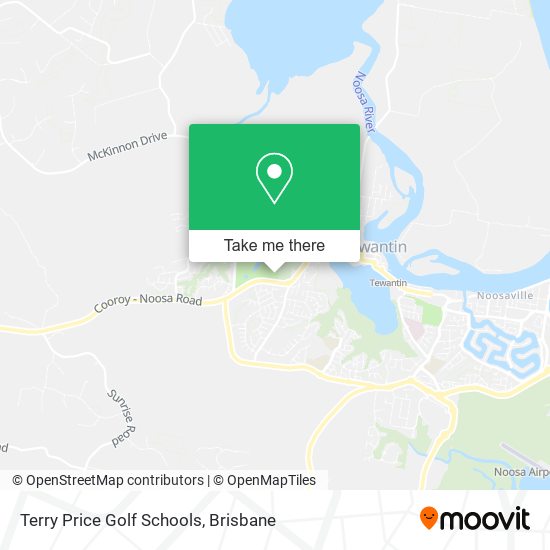Mapa Terry Price Golf Schools