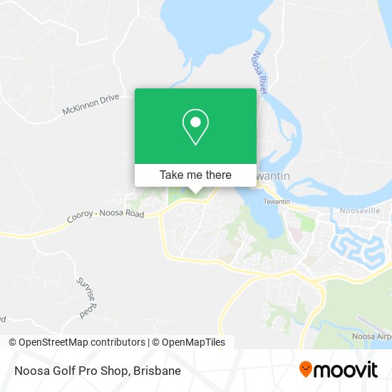 Noosa Golf Pro Shop map