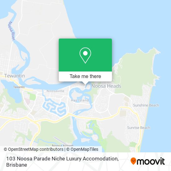 103 Noosa Parade Niche Luxury Accomodation map