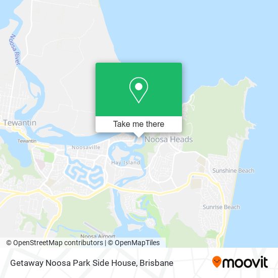 Getaway Noosa Park Side House map