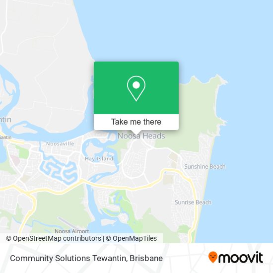 Community Solutions Tewantin map