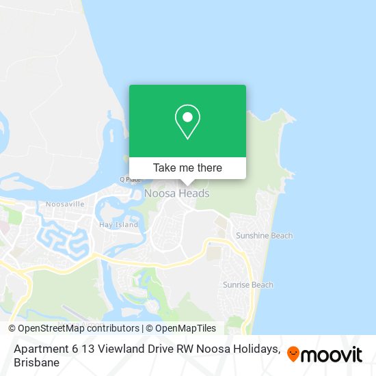 Apartment 6 13 Viewland Drive RW Noosa Holidays map