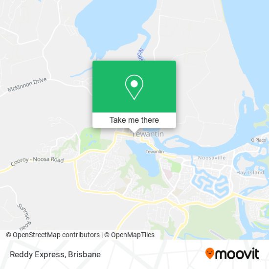 Reddy Express map