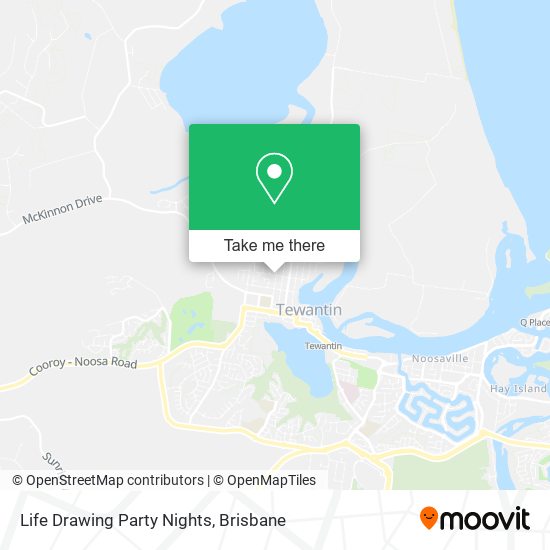 Life Drawing Party Nights map