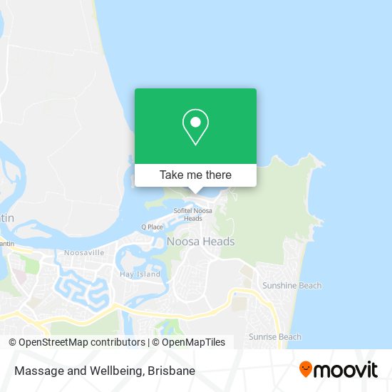 Massage and Wellbeing map