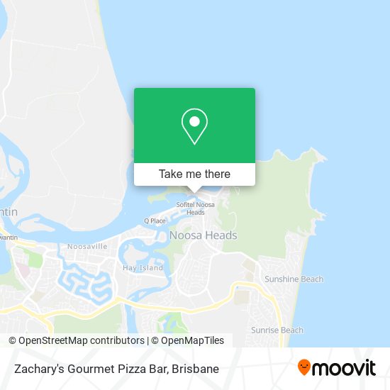 Zachary's Gourmet Pizza Bar map