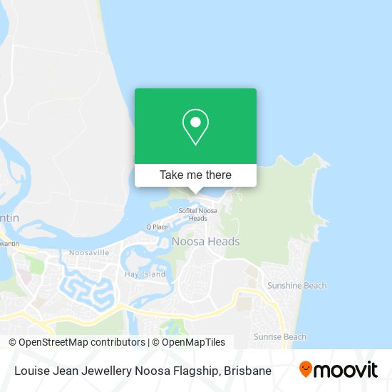 Louise Jean Jewellery Noosa Flagship map