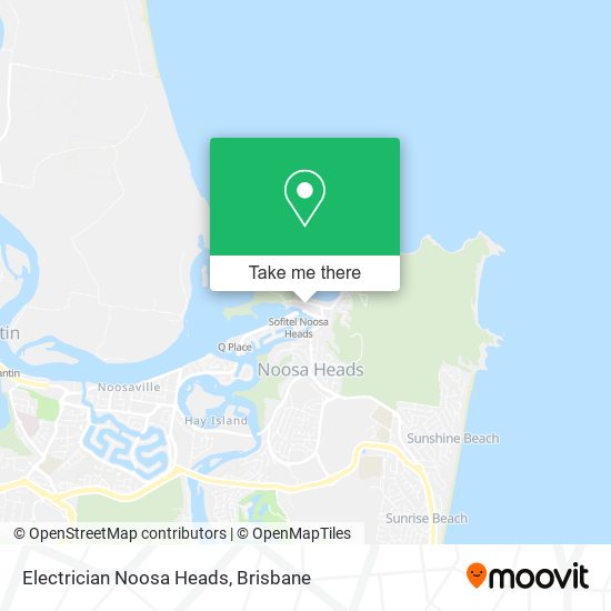 Electrician Noosa Heads map