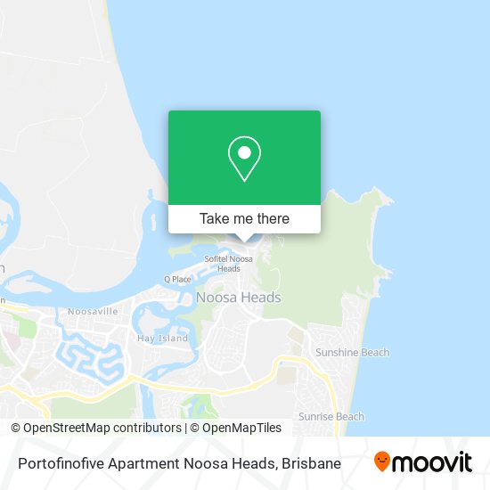 Mapa Portofinofive Apartment Noosa Heads