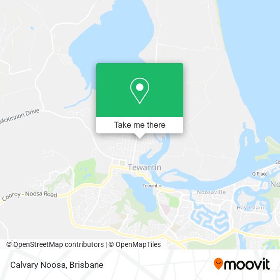 Calvary Noosa map