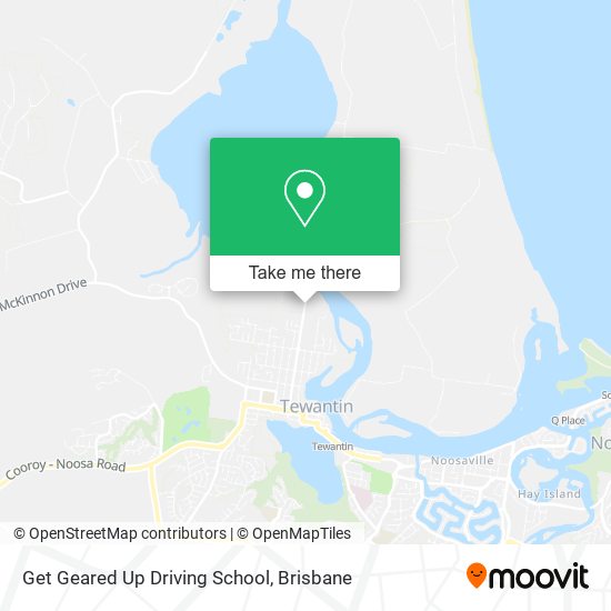 Get Geared Up Driving School map