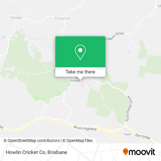 Howlin Cricket Co map