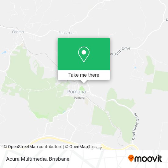 Acura Multimedia map