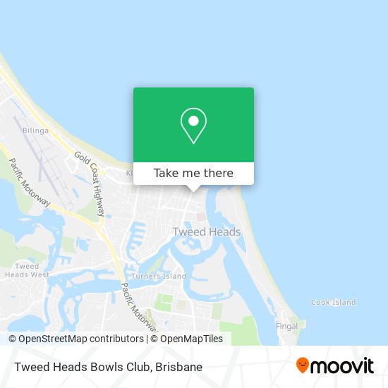 Tweed Heads Bowls Club map