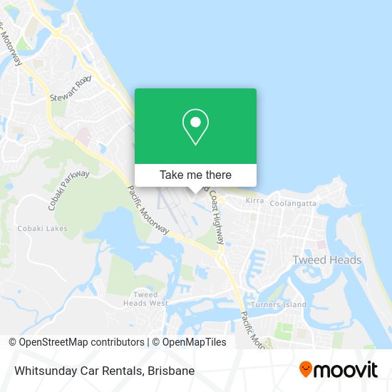 Whitsunday Car Rentals map