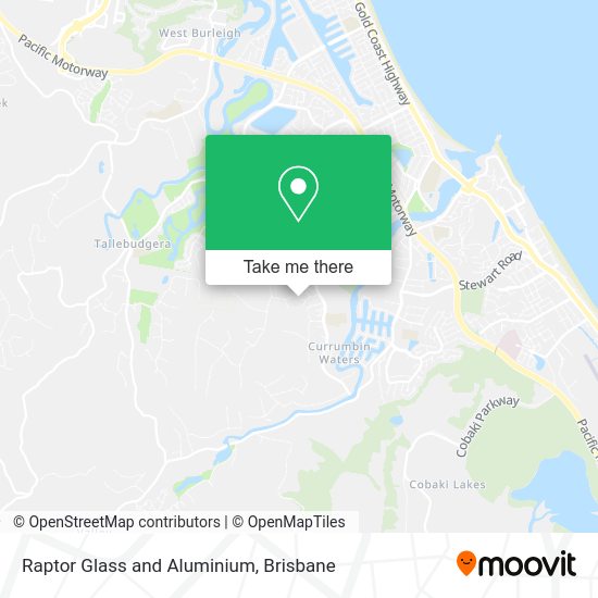 Raptor Glass and Aluminium map