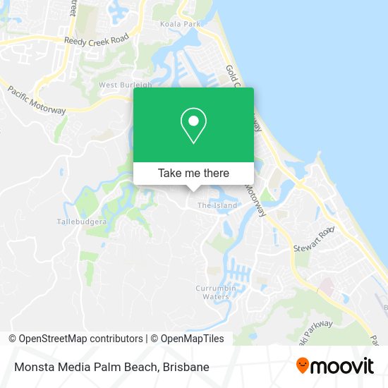 Monsta Media Palm Beach map