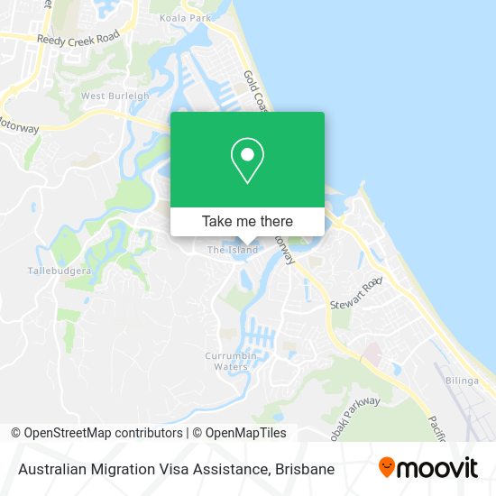 Australian Migration Visa Assistance map