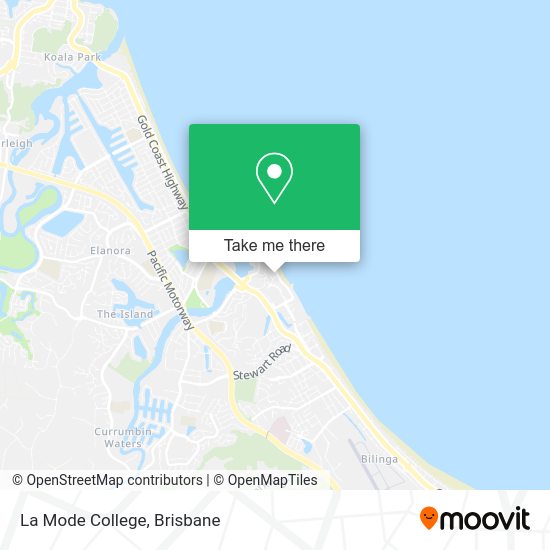 La Mode College map