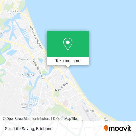 Surf Life Saving map