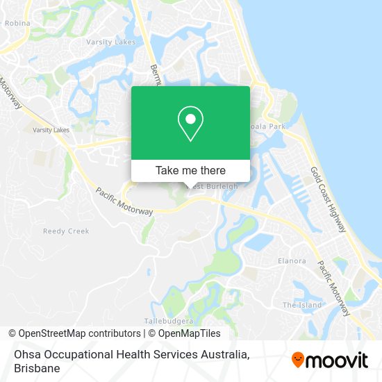 Ohsa Occupational Health Services Australia map