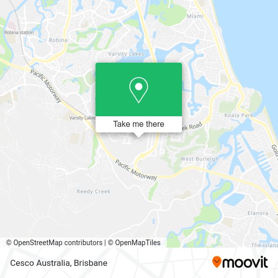 Cesco Australia map