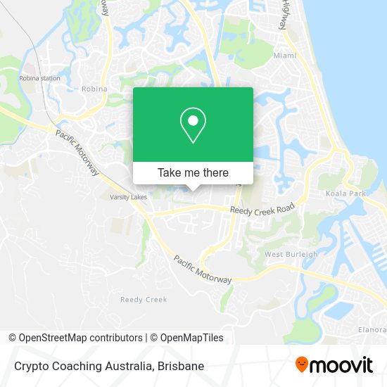 Crypto Coaching Australia map