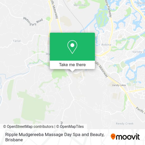 Ripple Mudgereeba Massage Day Spa and Beauty map