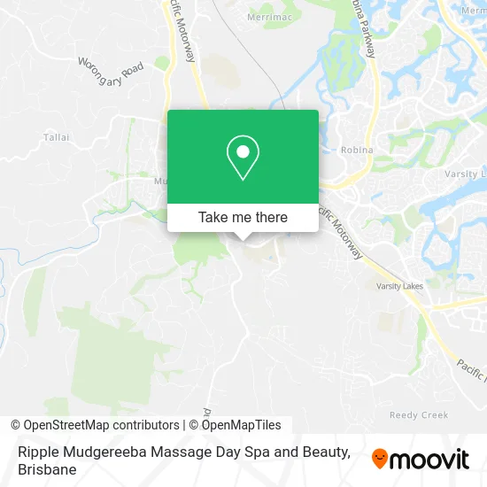 Ripple Mudgereeba Massage Day Spa and Beauty map
