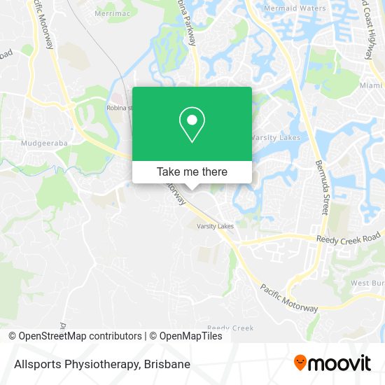 Allsports Physiotherapy map